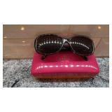 Kate Spade Annika 100P Oversized Sunglasses with Case