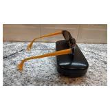 Betsey Era BM1022 Espresso Cat Eye Sunglasses with Case