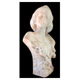 LR - Vintage Alabaster Bust of Juliet by Christian Wilson
