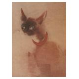 LR - "Siamese Cats" Framed Print by Kaiko Moti