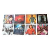 LR - Collection of 8 Classic Vinyl Record Albums - Various Artists