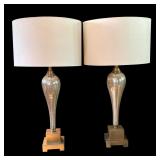 LR - Pair of Possini Euro Design Gigi Modern Table Lamps