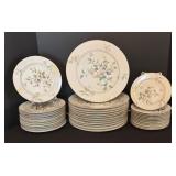 LR - Sango Apple Blossom China Dinnerware Set 76 Pieces