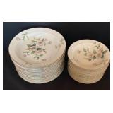 LR - Sango Apple Blossom China Dinnerware Set 76 Pieces