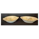 LR - Apple Blossom by Sango Serving Set with Platters, Bowls, Gravy Boat and More