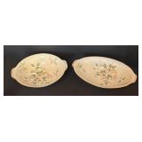 LR - Apple Blossom by Sango Serving Set with Platters, Bowls, Gravy Boat and More