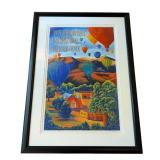 ML - Framed 1997 Albuquerque International Balloon Fiesta Poster by Lynne Windsor