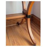 UL - Bevan Funnell Reprodux Traditional English Writing Desk with Leather Inlay