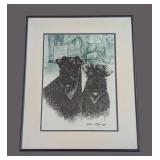 UL - Framed Limited Edition Dog Art Print 