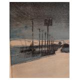 ML - Framed Larry Welo Signed Limited Edition Print Windswept