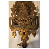 LL - Set of 4 Vintage 15-Inch Electric Wall Sconces with Ship Motif