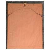 LL - Rectangular Gold Framed Wall Mirror