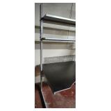 LL - Office Desk with Adjustable Shelves and Overhead Lamp