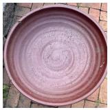 Outdoor Concrete Bird Bath with Decorative Pedestal