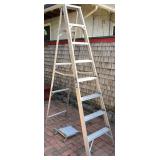 8-Foot Capir Commercial Stepladder with Little Giant Work Platform
