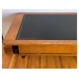 UL - Bevan Funnell Reprodux Traditional English Writing Desk with Leather Inlay