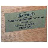 UL - Bevan Funnell Reprodux Traditional English Writing Desk with Leather Inlay