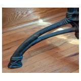 UL - Antique French Stone Top Cast Iron Bistro Table