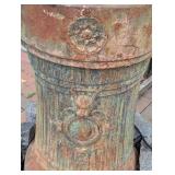 BY - Antique Jean-Jacques Ducel French 11-Foot French Cast Iron Statue