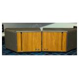 K - Pair of Bose 4.2 Stereo Everywhere Speakers with Wood Grain Finish