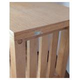 UL - Wooden Side Table with Shelf