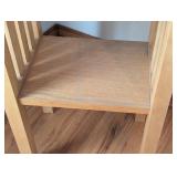 UL - Wooden Side Table with Shelf