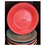 K - Set of 20 Fiesta 10.5-Inch Dinner Plates Assorted Colors