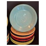 K - Set of 19 Fiesta 7-Inch Side Plates Assorted Colors
