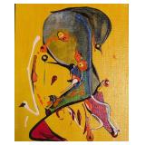 ML - D. Culver Abstract Oil Painting Framed