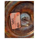 ML - Stiffel Brass Table Lamp with Black Shade