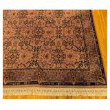 UL - Large Wool Area Rug with Floral Pattern