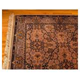 UL - Large Wool Area Rug with Floral Pattern
