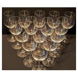 ML - Set of 15 Riedel White Wine Glasses 8 Inch Tall