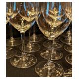 ML - Set of 15 Riedel White Wine Glasses 8 Inch Tall