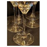 ML - Set of 8 Riedel Champagne Flutes 8.75 Inch Crystal Glasses