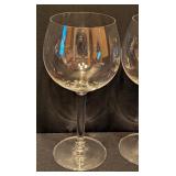 ML - Set of 4 Riedel Balloon Wine Glasses 9.5 Inch Tall