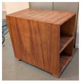 LL - Wooden Double Sided Shelf Table with Surface Wear