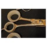 K - Set of 4 Rose Line Stainless Dog Grooming Scissors and Shears