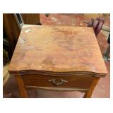 LL - Vintage Morse 300 Sewing Machine in Wood Table with Manual