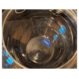 ML - Collection of 4 Mikasa Glass Vases with Etched Swirl Designs