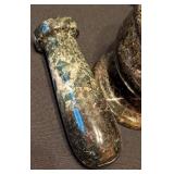 ML - Green Marble Mortar and Pestle Set, 4 Inch