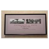 ML - Framed Geoffrey James Entrances & Exits Exhibition Poster