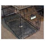 G - Set of 2 Precision Wire Pet Crates, 19" x 22" and 30" High