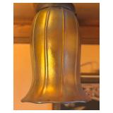 DR - Set of 2 Quoizel Style Iridescent Glass Lamp Shades