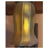 DR - Set of 2 Quoizel Style Iridescent Glass Lamp Shades