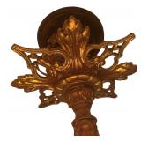 DR - Amazing Vintage Ceiling Light Fixture with Iridescent Glass Shades