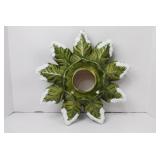 Vintage Ceramic Christmas Tree with Music Box "White Christmas"