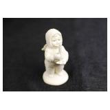 Set of 4 Christmas Snowbabies Figurines with Rudolph Accent