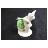 Vintage Style Porcelain Topiary Figurine Lot - 9 Pieces