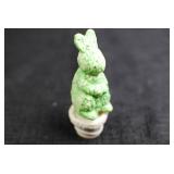 Vintage Style Porcelain Topiary Figurine Lot - 9 Pieces